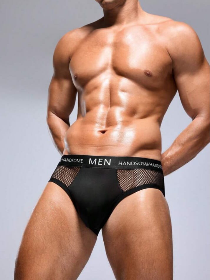 Men's Mesh Panel Briefs